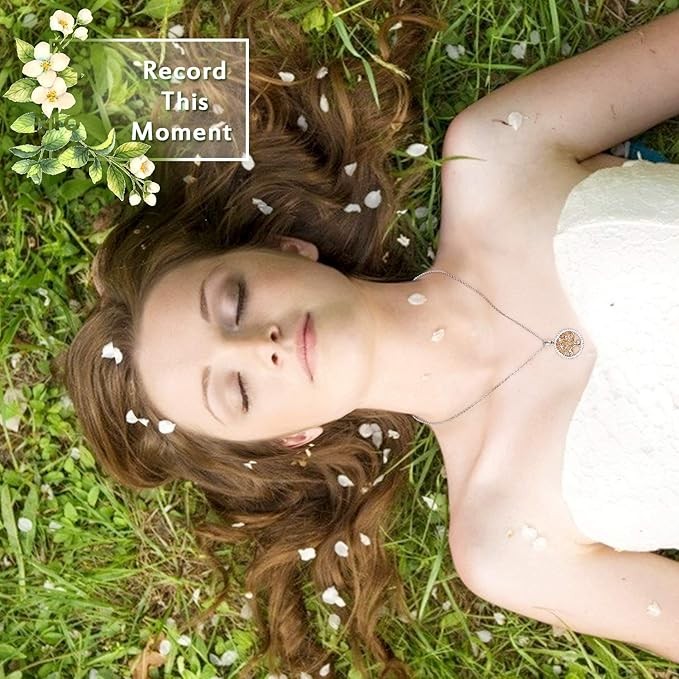 LEKANI Collares Plata Árbol de la Vida Colgante Cristales de Austriacos, Joyas para San Valentin, Regalos Originales para Mujer, Abuela, Dia de la Madre